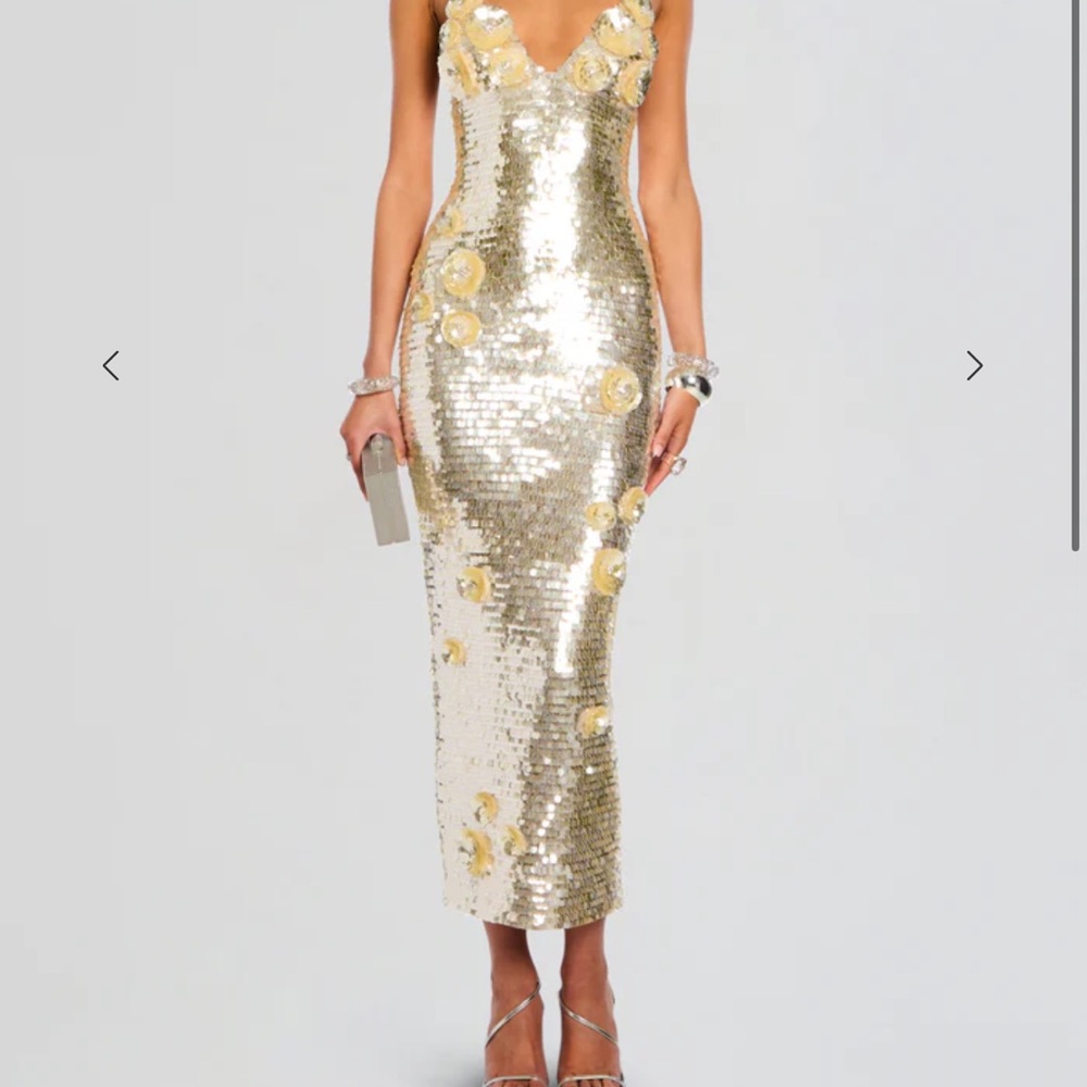 Retrofete INES EMBROIDERED DRESS